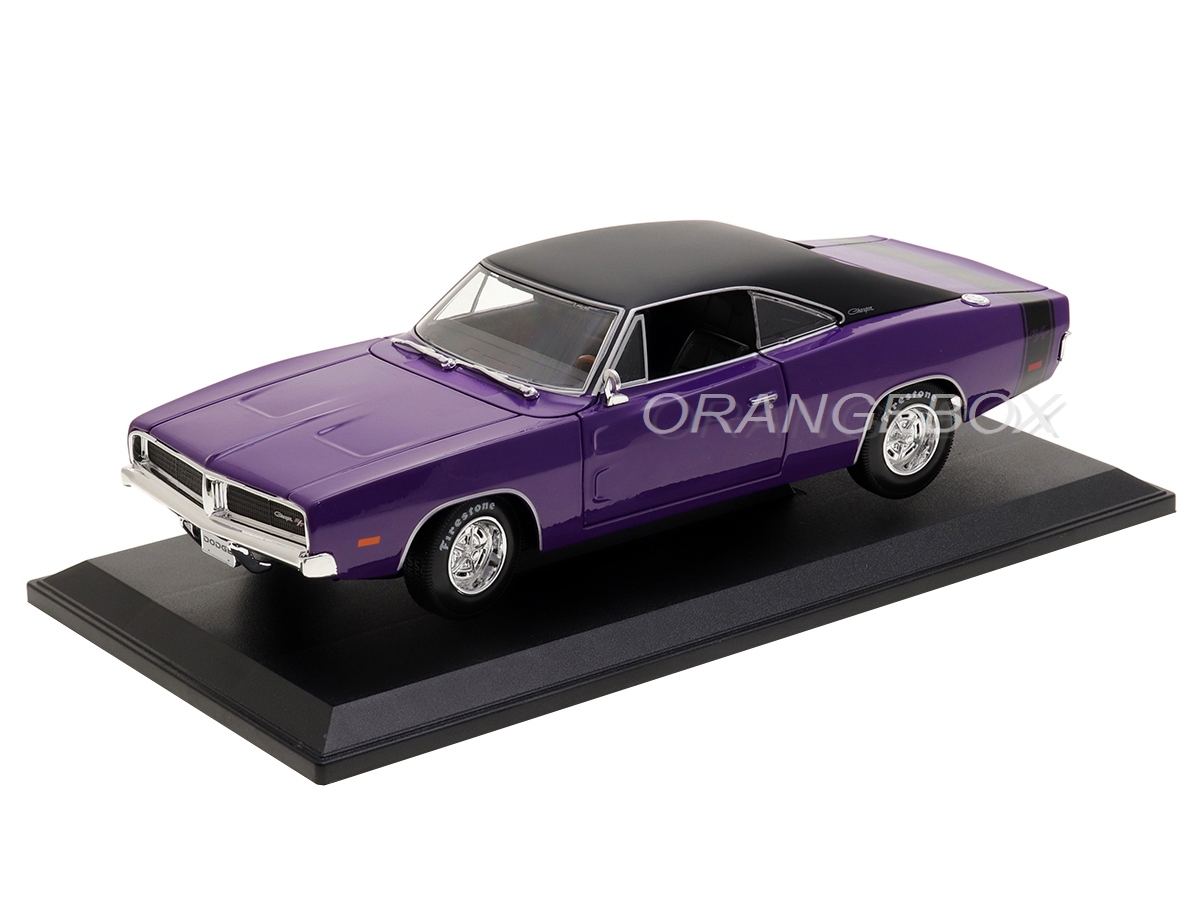taco5310　1/18 1969 Dodge Charger 1:18 1969 DODGE CHARGER R/T DESIGN - Miniaturas colecionáveis para