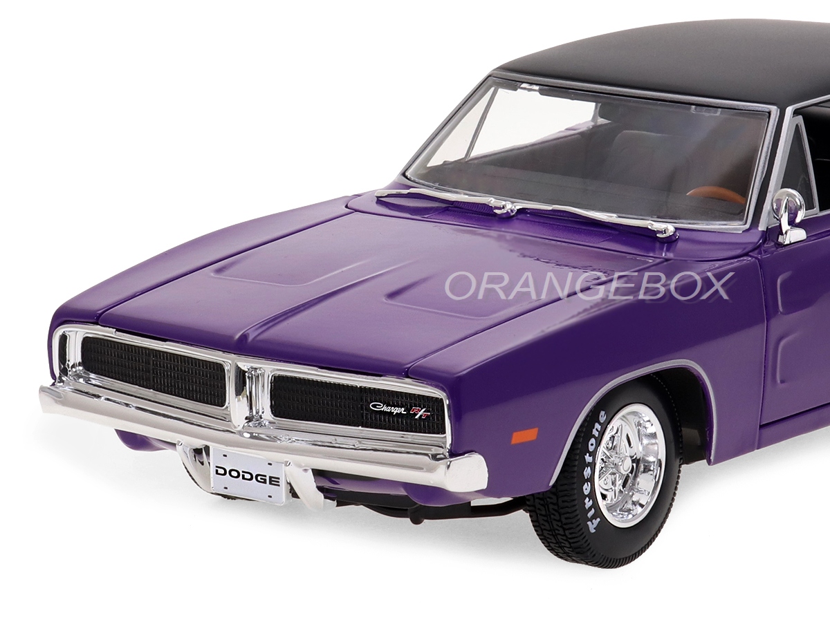 taco5310　1/18 1969 Dodge Charger 1:18 1969 DODGE CHARGER R/T DESIGN - Miniaturas colecionáveis para