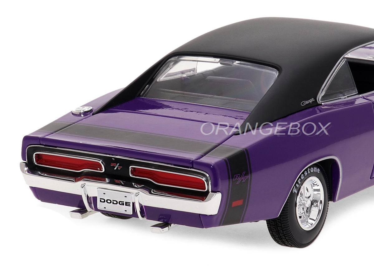 Dodge Charger R/T 1969 Maisto 1:18 Roxo - 20 anos! Loja on-line de