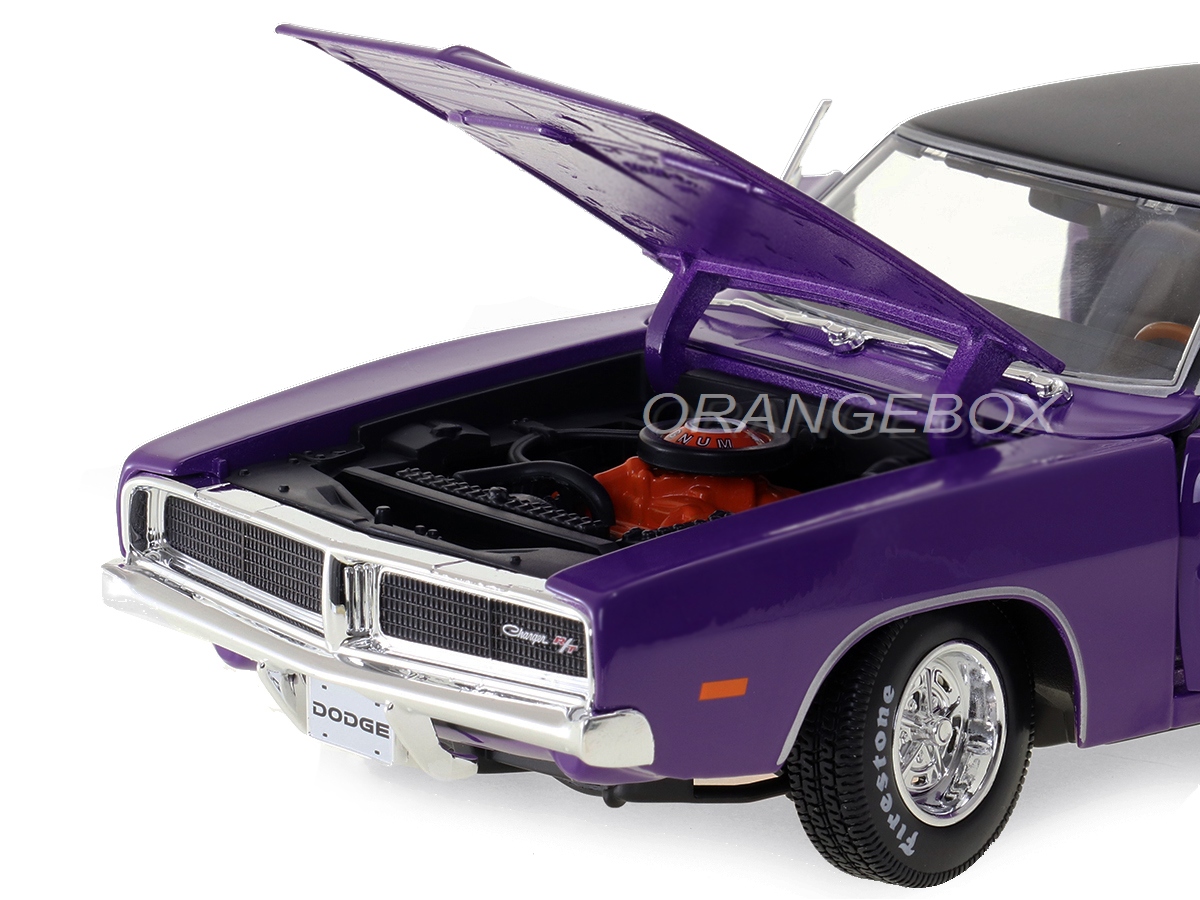 Dodge Charger R/T 1969 Maisto 1:18 Roxo - 19 anos! Loja on-line de