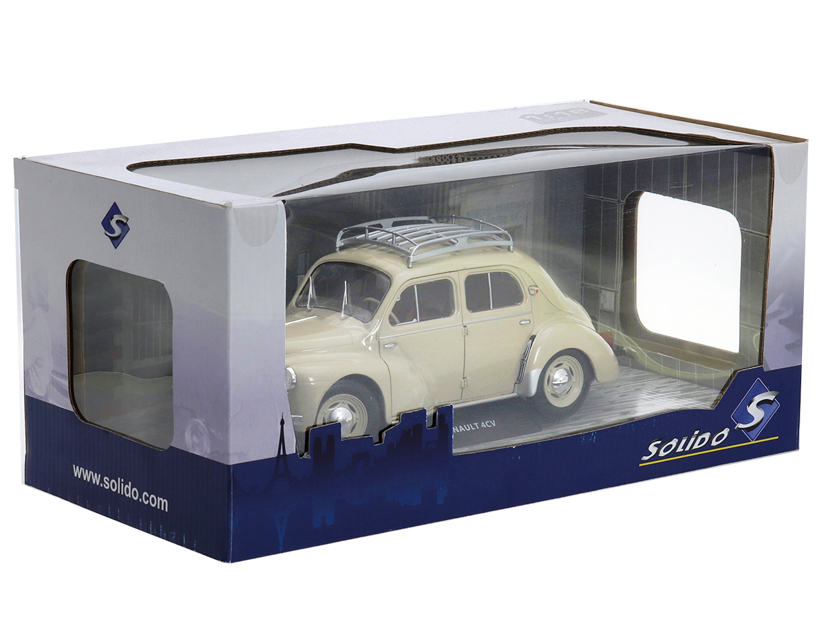 SOLIDO 1/18 eme RENAULT 4 CV SERVICE PUB RENAULT