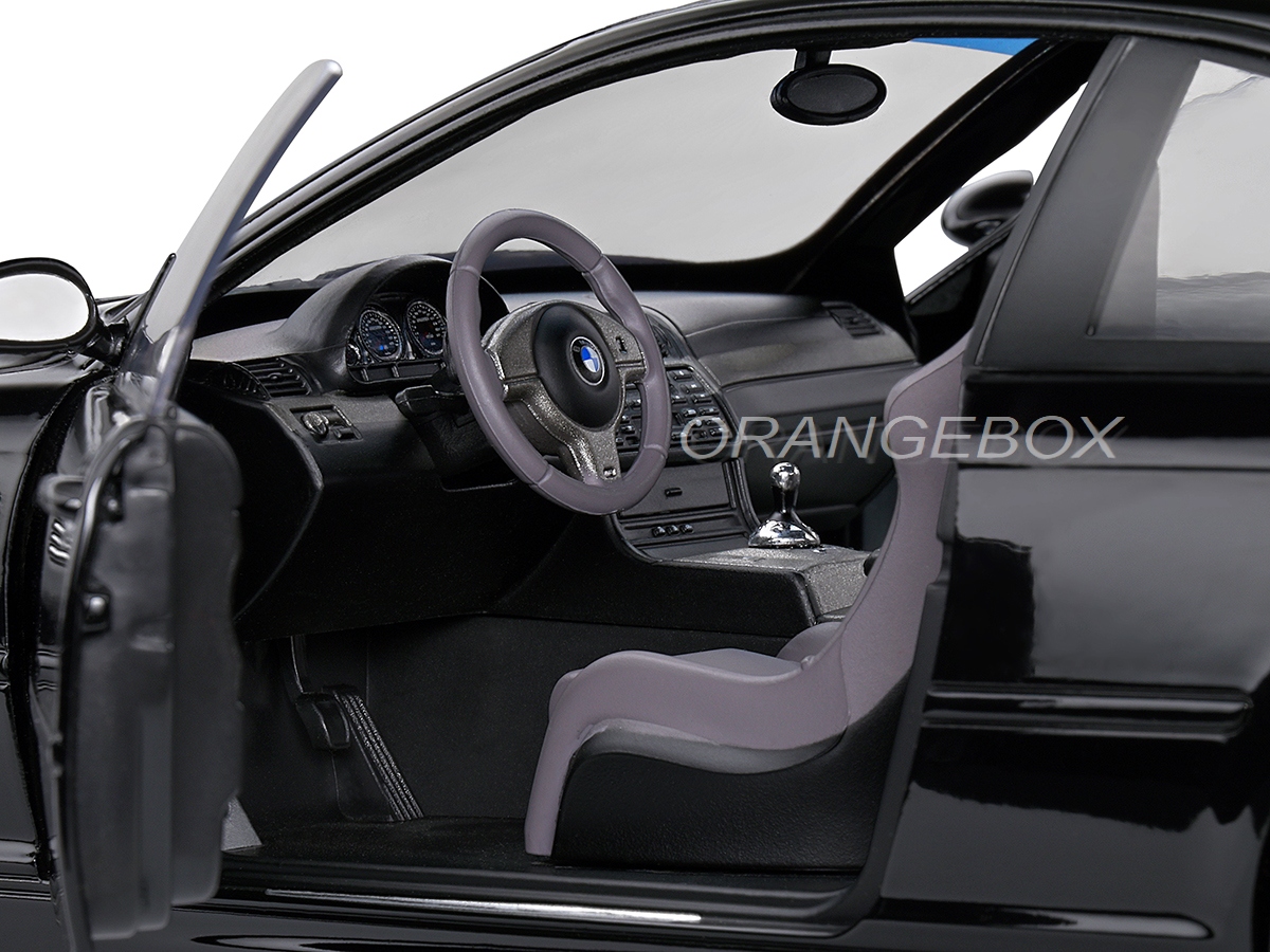 BMW E46 CSL Coupé 2003 1:18 Solido Preto - 20 anos! Loja on-line