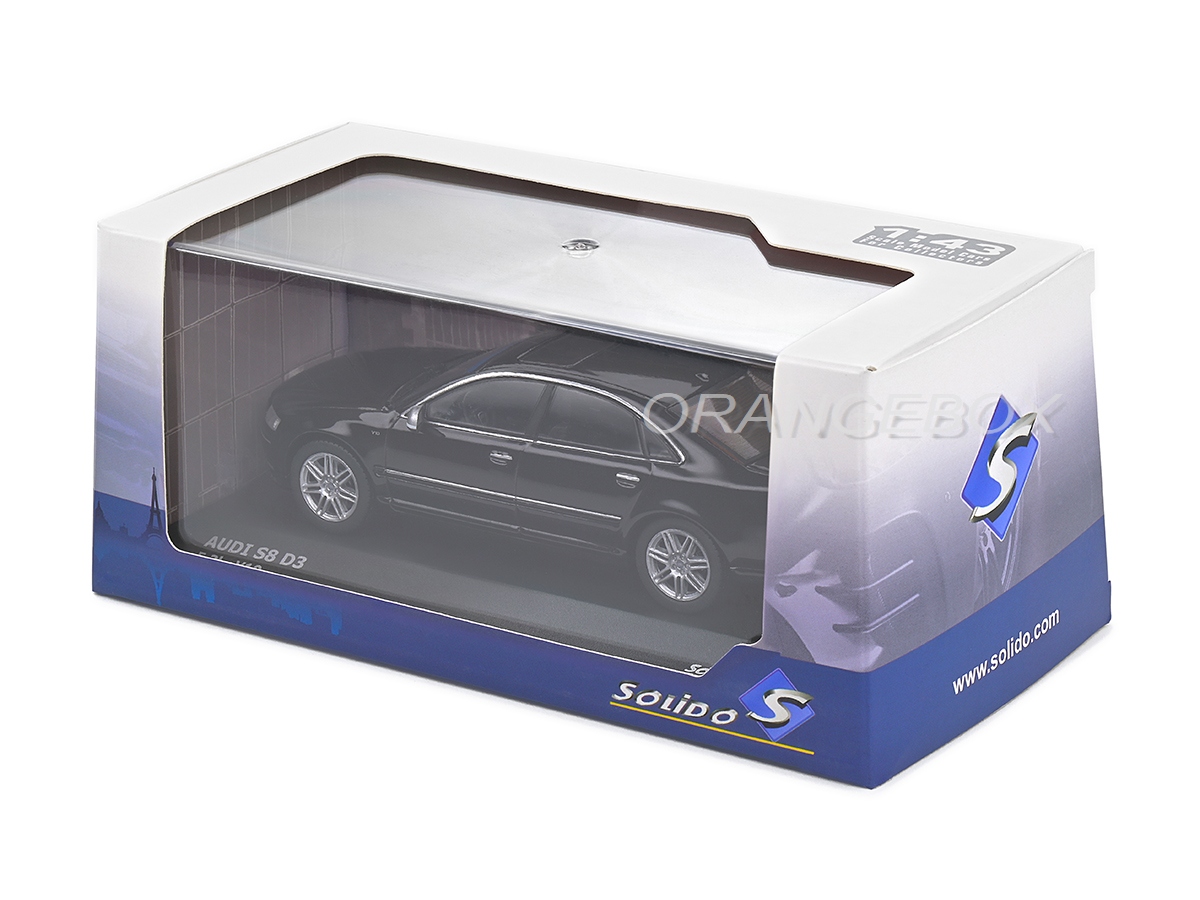Audi S8 (D3) 2010 1:43 Solido Preto - 20 anos! Loja on-line de