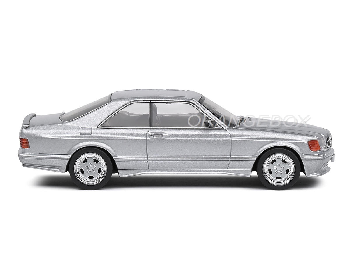 Mercedes Benz 560 SEC Widebody 1990 1:43 Solido Prata - 20 anos