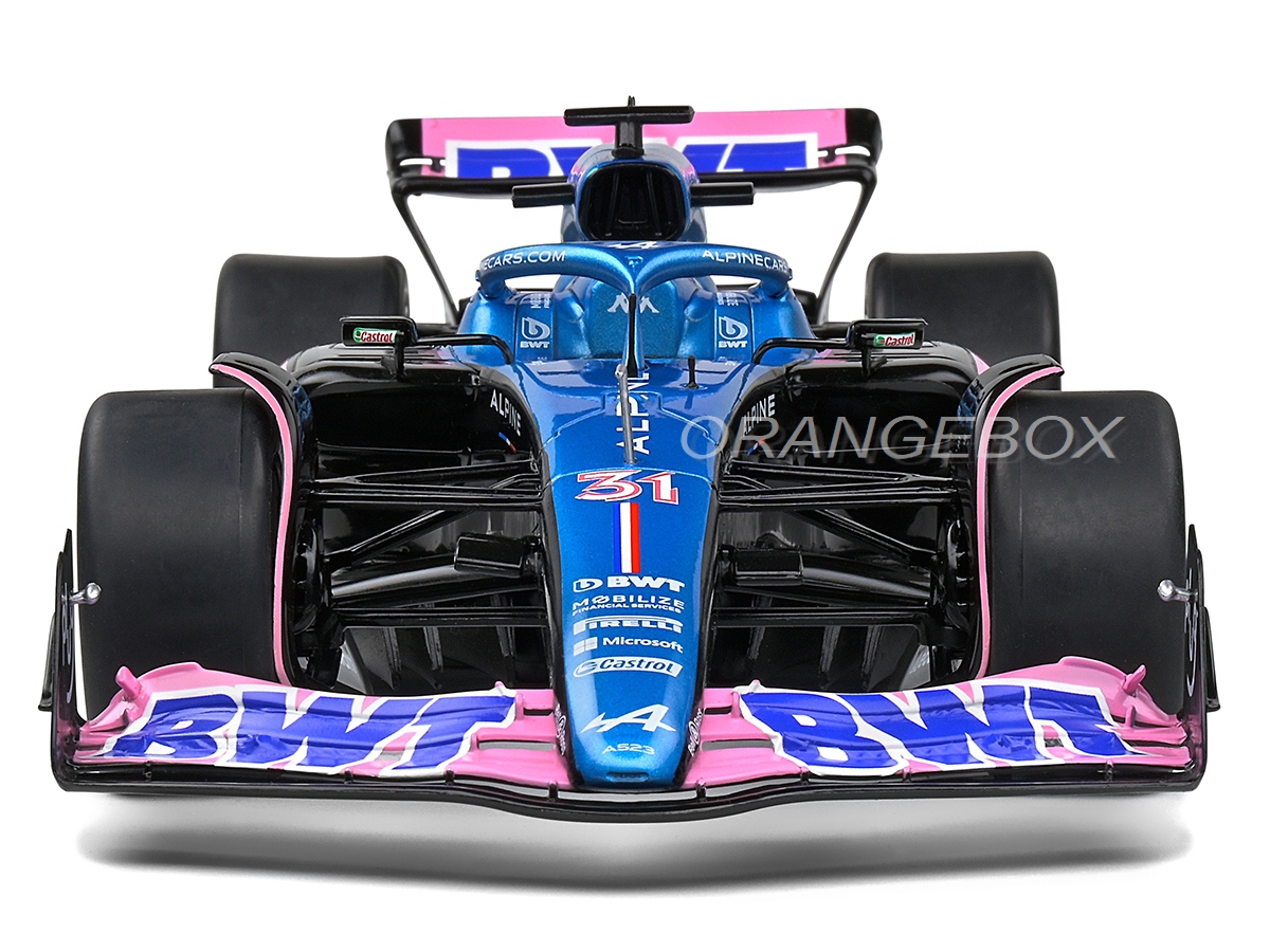 みーちゃん　3台セット　コレクション　ALPINE A523 2023年 Fórmula 1 Alpine A523 Presentation Version 2023 1:18 Solido Azul