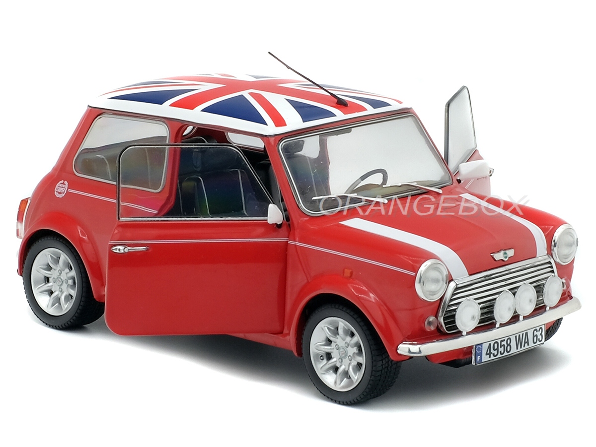 Mini Cooper 1.3i Sport 1997 1:18 Solido Bandeira Inglesa - 20 anos