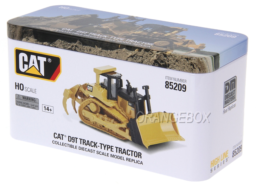 Trator de Esteira Caterpillar D9T com Ripper 1:87 HO Diecast Masters