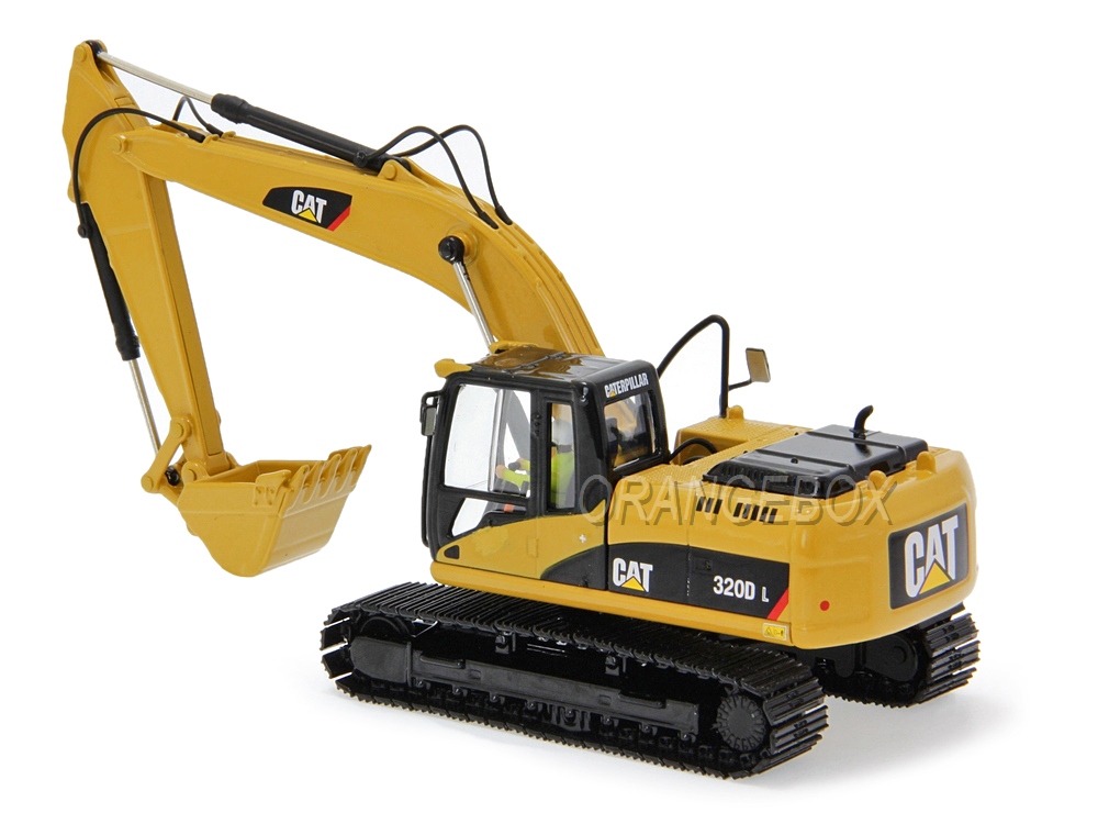 Pelle Caterpillar 320d L Avec Figurine - Diecast Masters