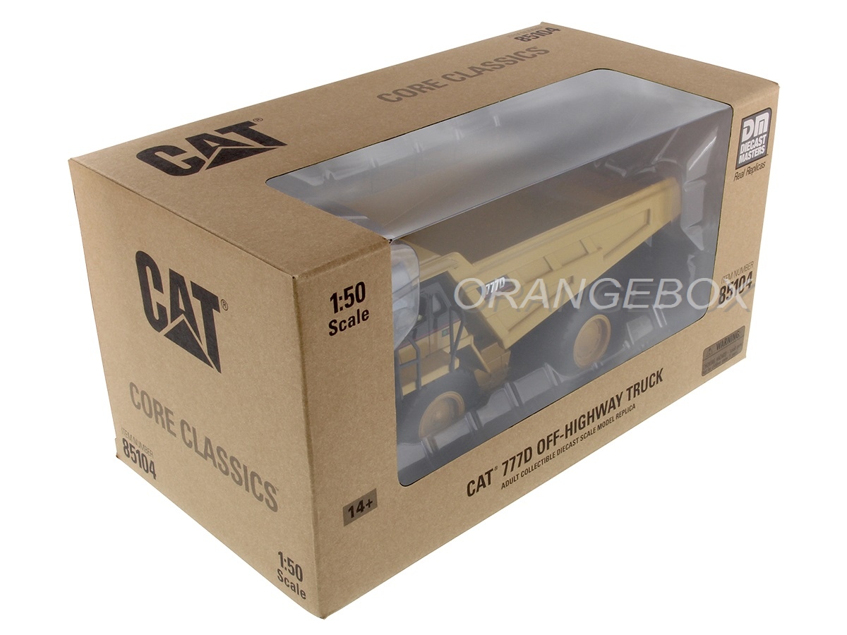CAT 777D 85104c ダンプトラック DIECAST MASTERS Caminhão Fora de Estrada Caterpillar 777D 1:50 Diecast Masters