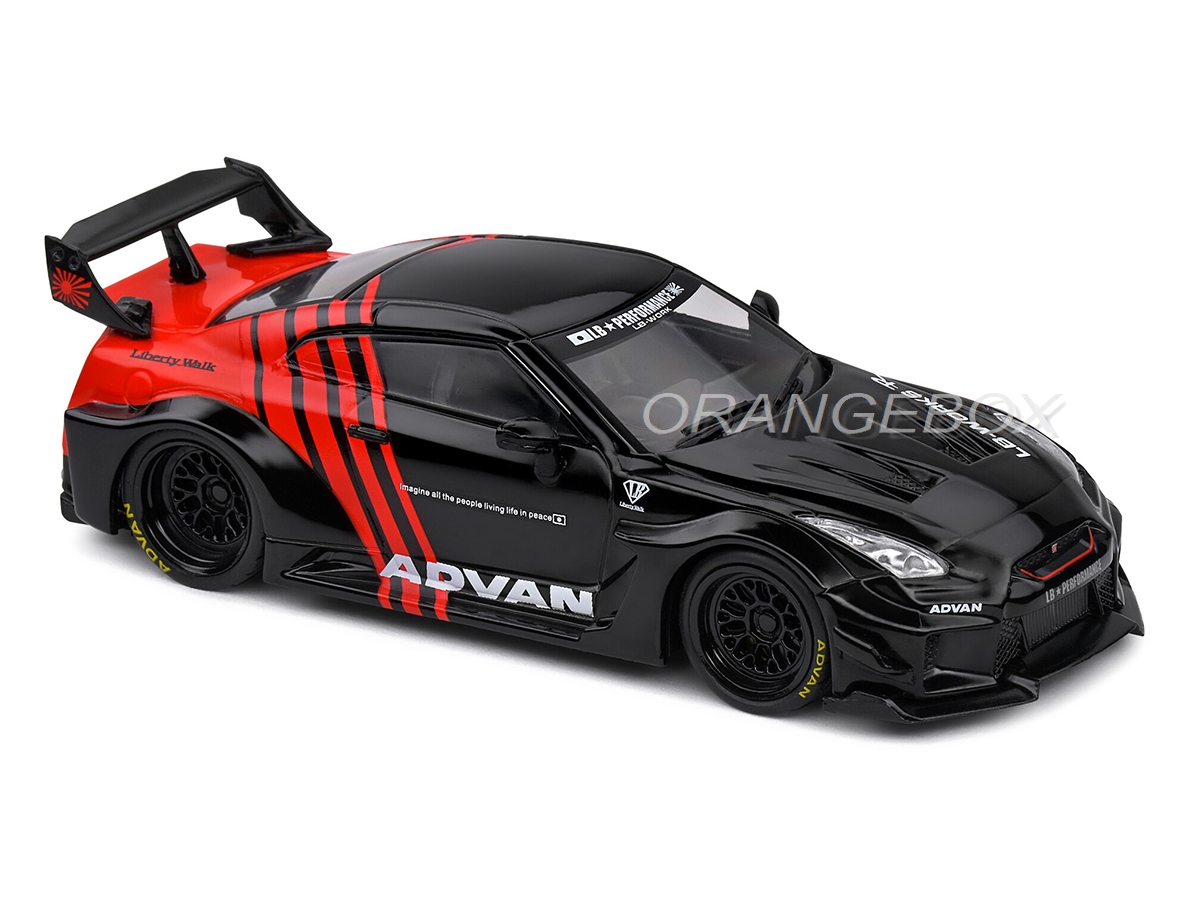 Nissan GTR R35 LB ADVAN 1:43 Solido - 20 anos! Loja on-line de