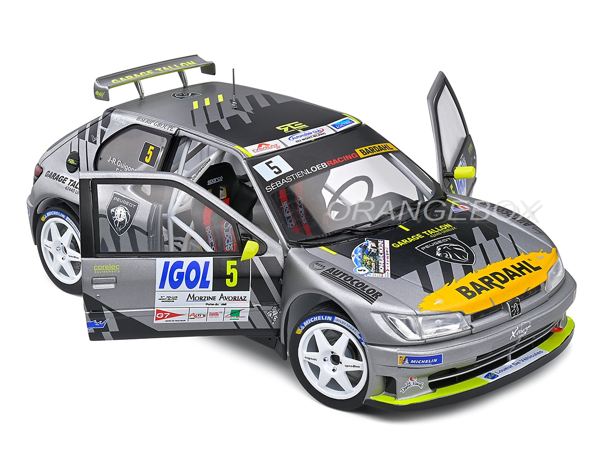 Peugeot 306 Maxi Rally Du Mont Blanc 2021 1:18 Solido - 20 anos