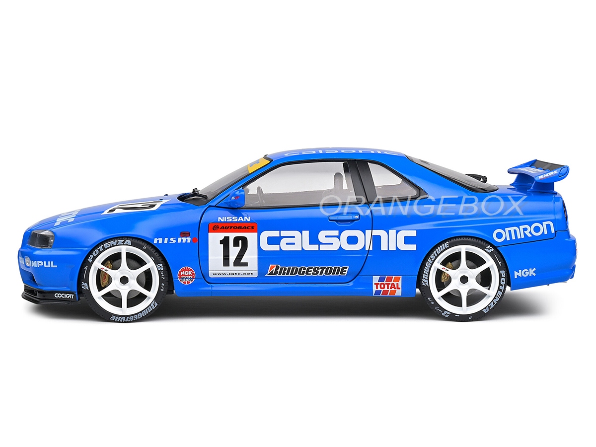 Nissan Skyline GT-R (R34) Street Fighter CALSONIC 2000 1:18 Solido