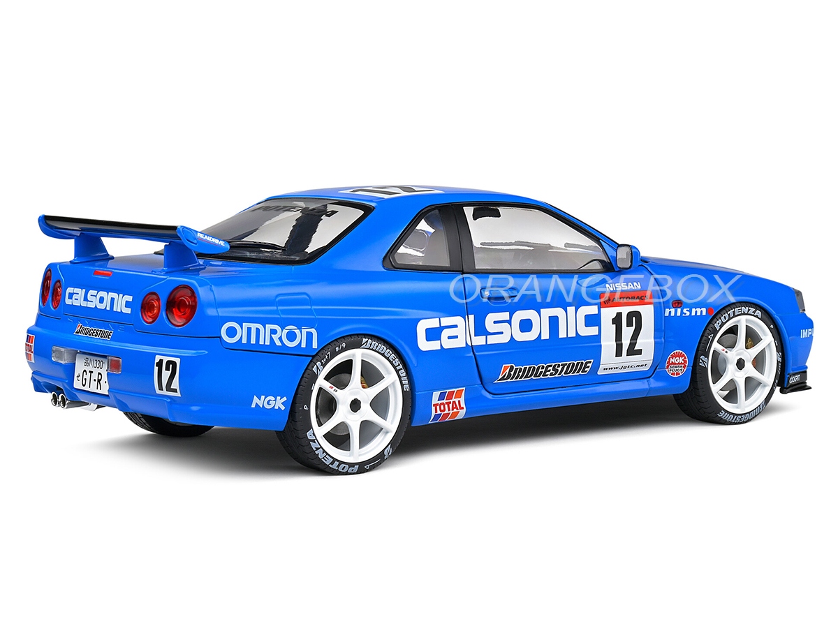 Nissan Skyline GT-R (R34) Street Fighter CALSONIC 2000 1:18 Solido