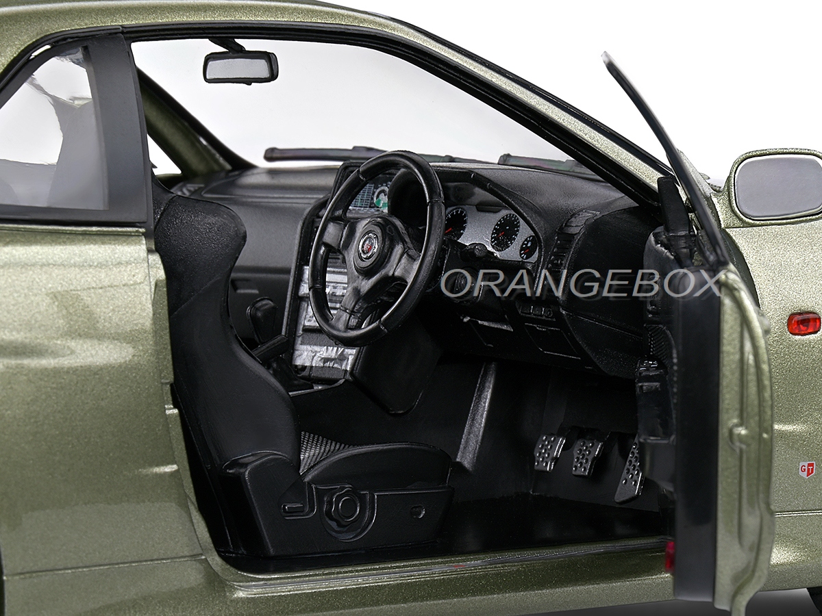 スカイライン GT-R R34 SOLIDO 1/18【新品未開封】 Nissan Skyline GT-R (R34) 1999 1:18 Solido Verde - 19 anos! Loja