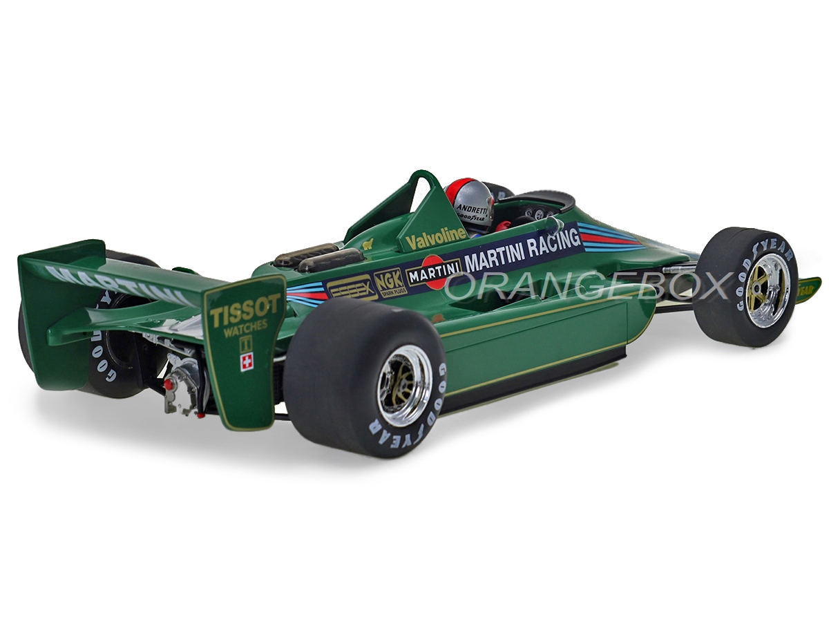 Fórmula 1 Lotus Martini Racing Mario Andretti Argentina 1979 1:18
