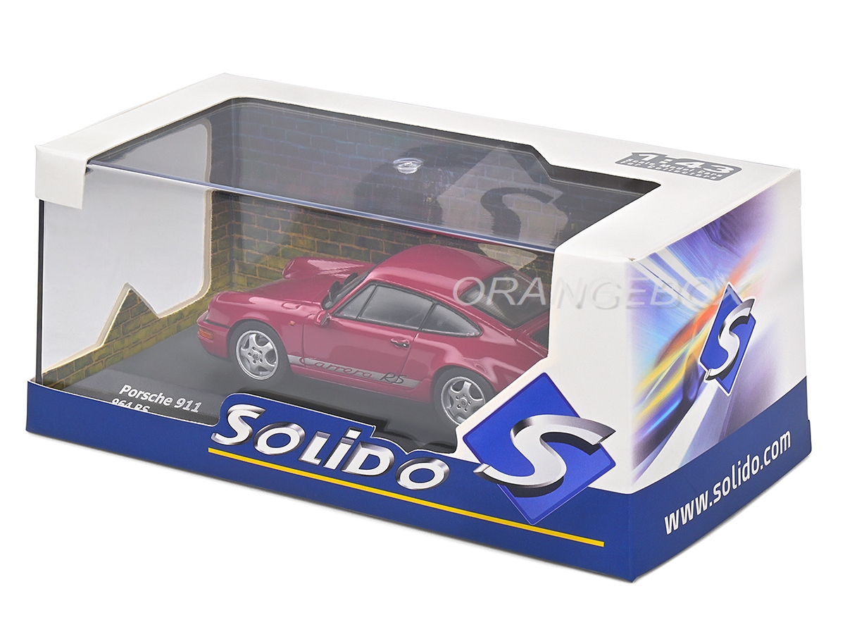 Porsche 964 Carrera RS 1:43 Solido Rubi - 20 anos! Loja on-line de