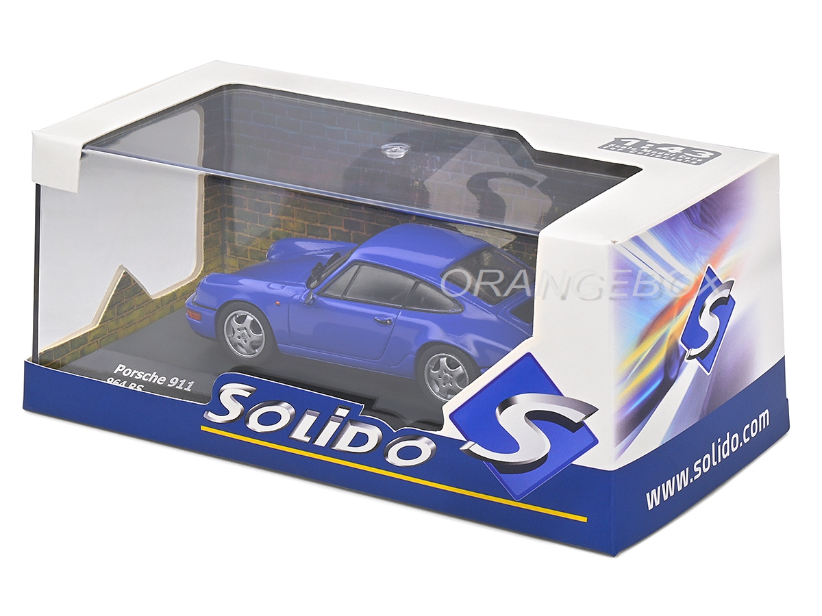 Porsche 964 Carrera RS 1:43 Solido Azul - 19 anos! Loja on-line de