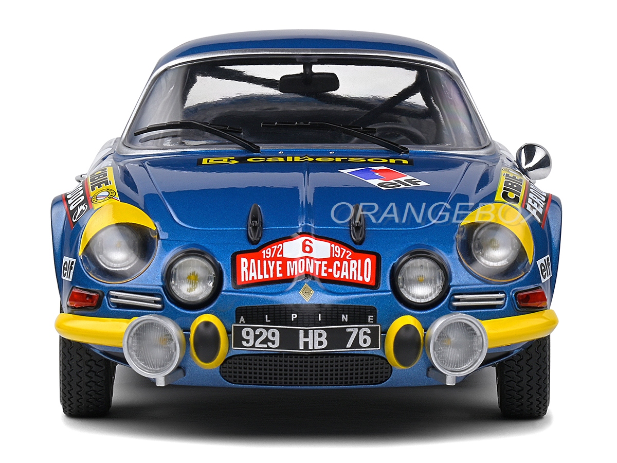 Alpine A110 1600S Monte Carlo Rallye 1972 1:18 Solido - 20 anos