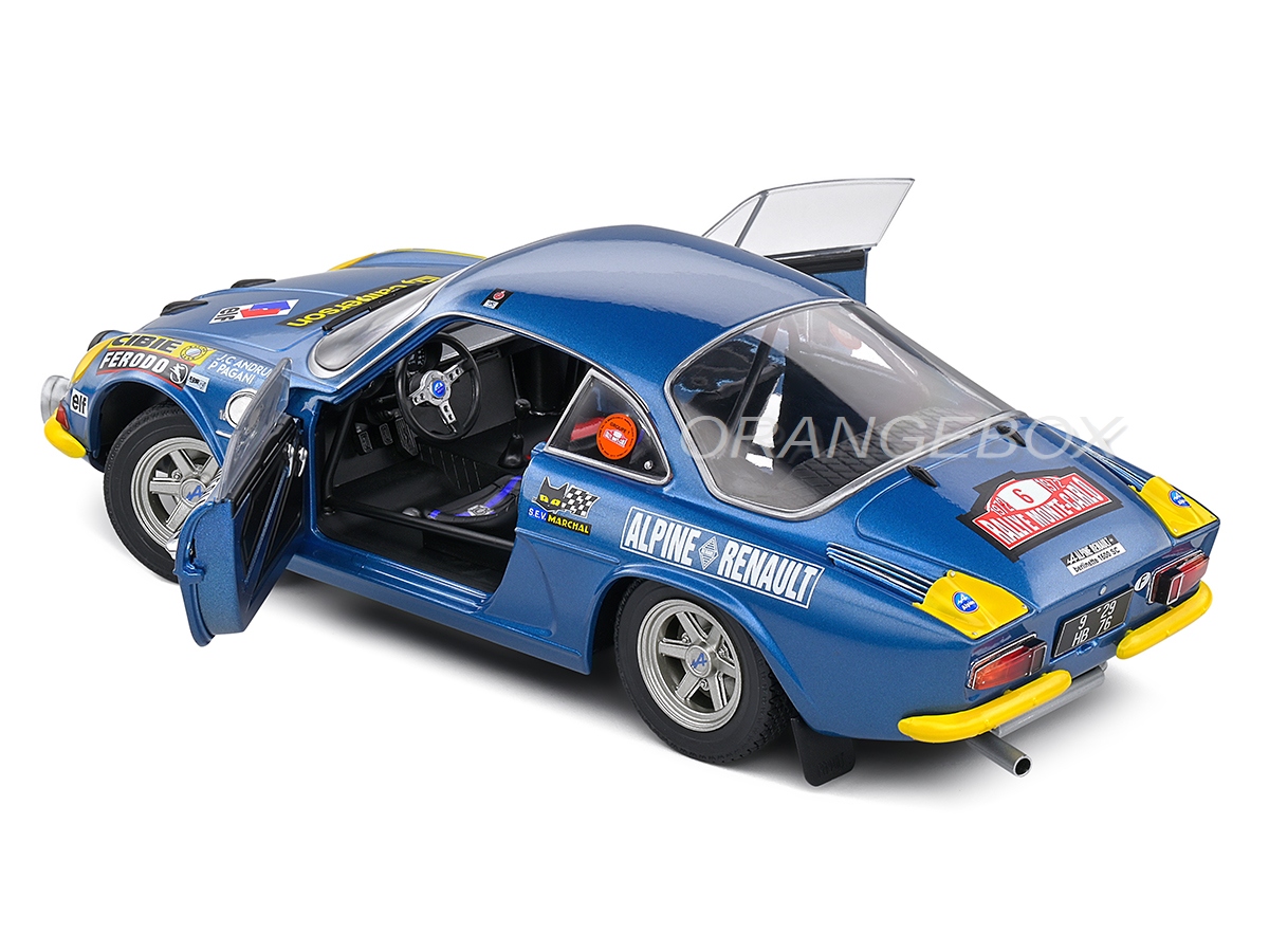 Alpine A110 1600S Monte Carlo Rallye 1972 1:18 Solido - 20 anos