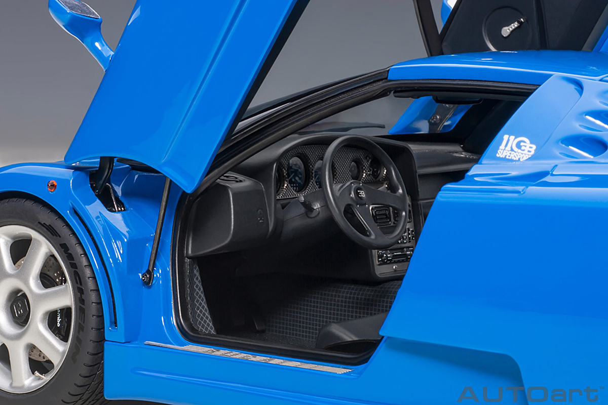 1/18 ブガティEB110 Bugatti EB110 SS 1:18 Autoart Azul - 20 anos! Loja on-line de