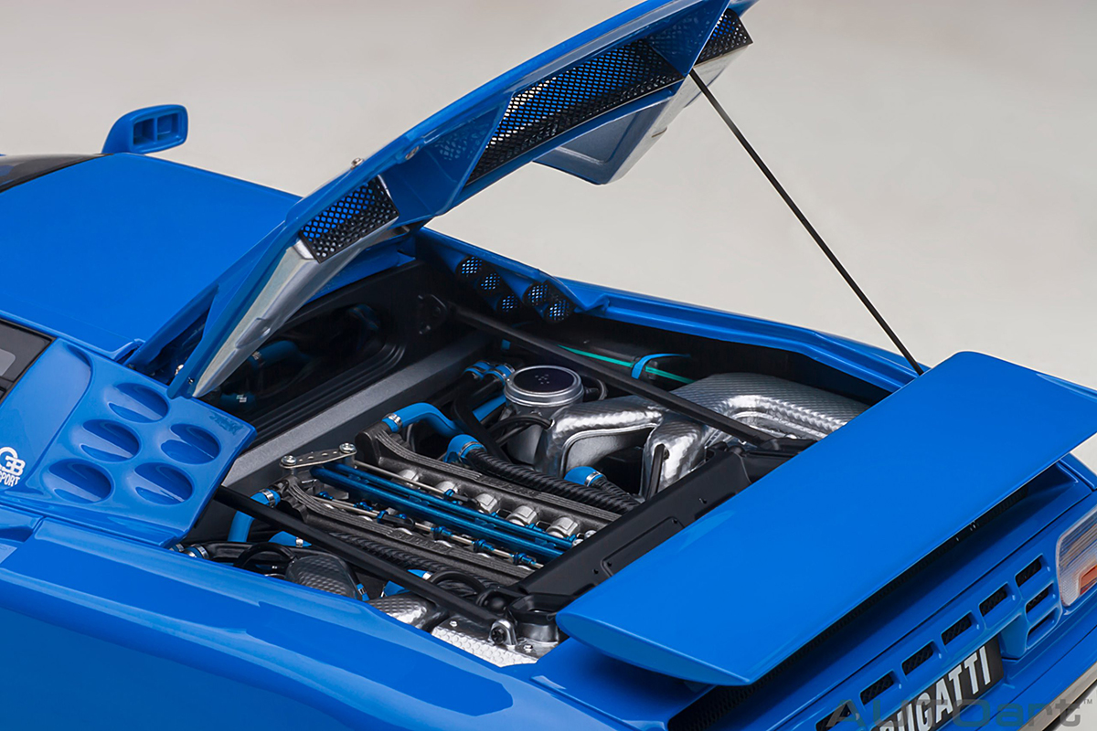 Bugatti EB110 SS 1:18 Autoart Azul - 20 anos! Loja on-line de