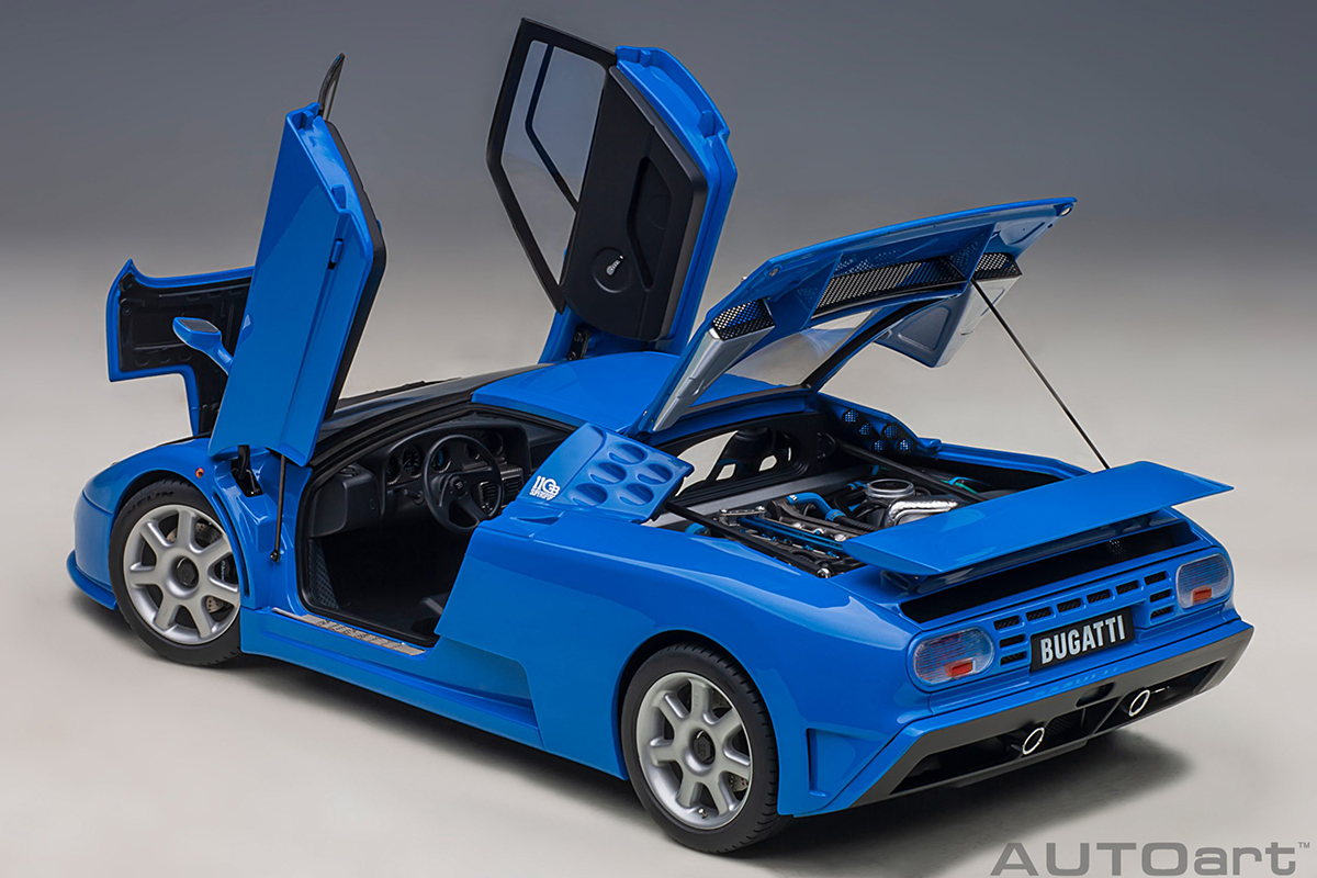 ミニカー Maisto DAUER EB110 1/18 Maisto - Dauer EB110 (1:18, Blue) 31700 Wholesale Toys and