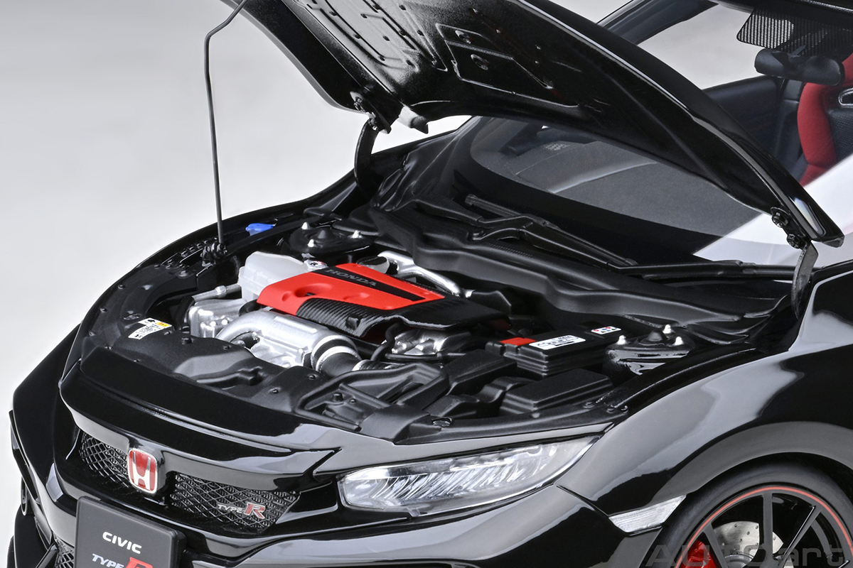 Honda Civic Type R (FK8) 2021 1:18 Autoart Preto - 20 anos! Loja