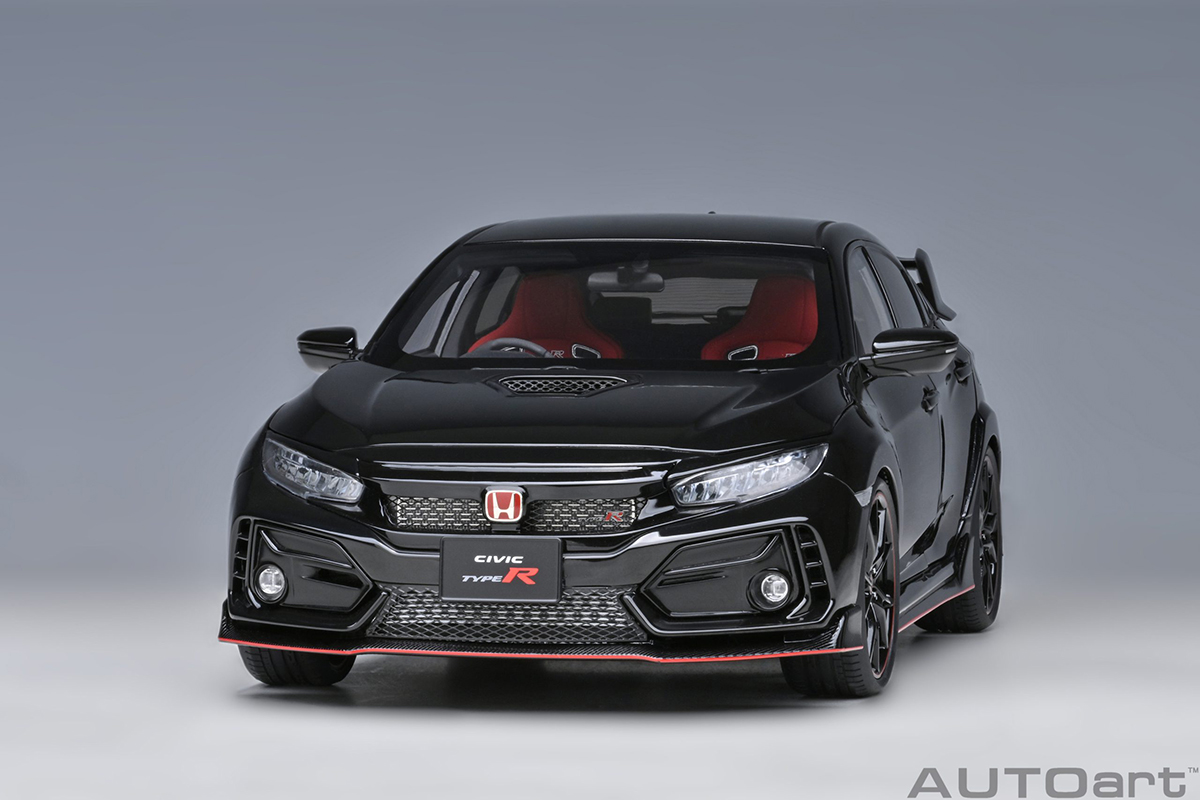 Honda Civic Type R (FK8) 2021 1:18 Autoart Preto - 20 anos! Loja