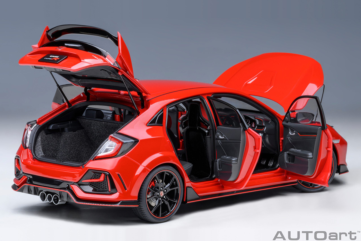 Honda Civic Type R (FK8) 2021 1:18 Autoart Vermelho - 19