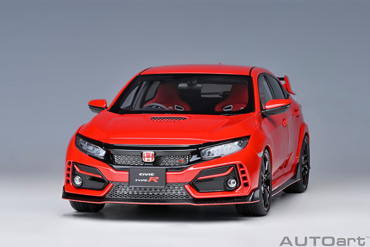 Honda Civic Type R (FK8) 2021 1:18 Autoart Vermelho - 19 anos