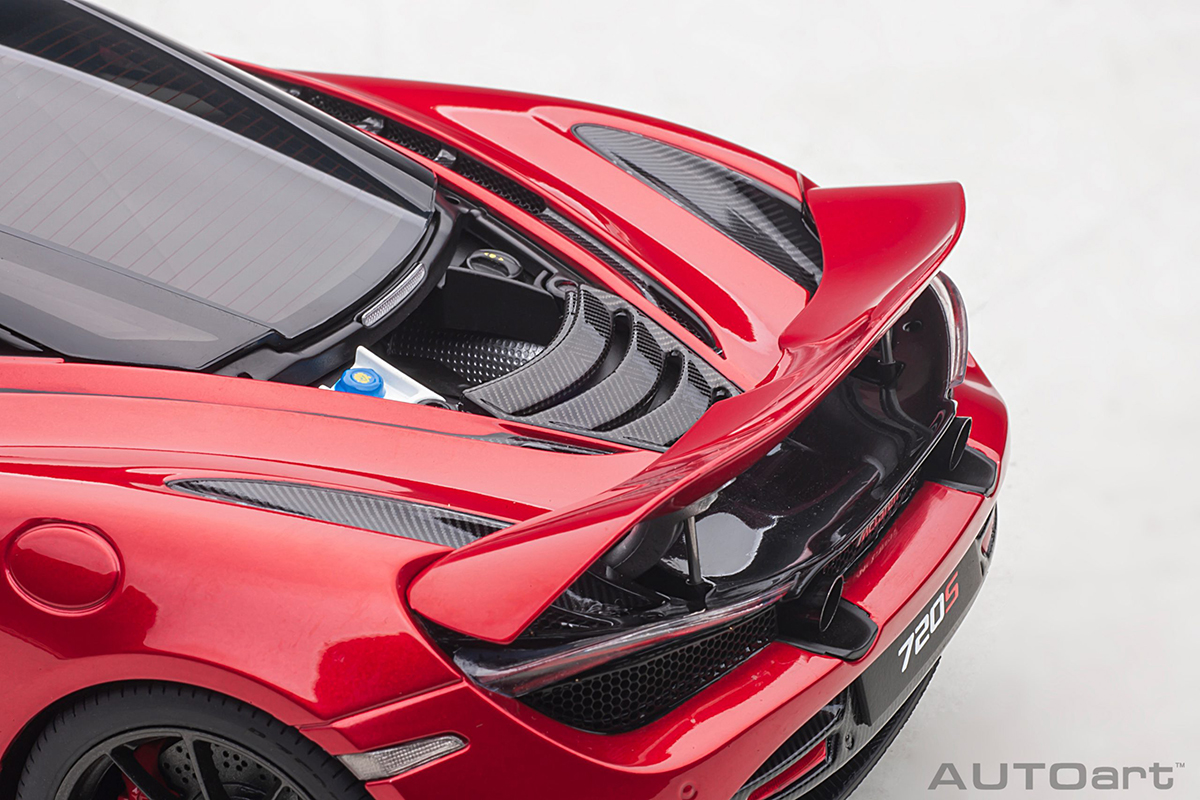 McLaren 720S 1:18 Autoart Vermelho - 20 anos! Loja on-line de