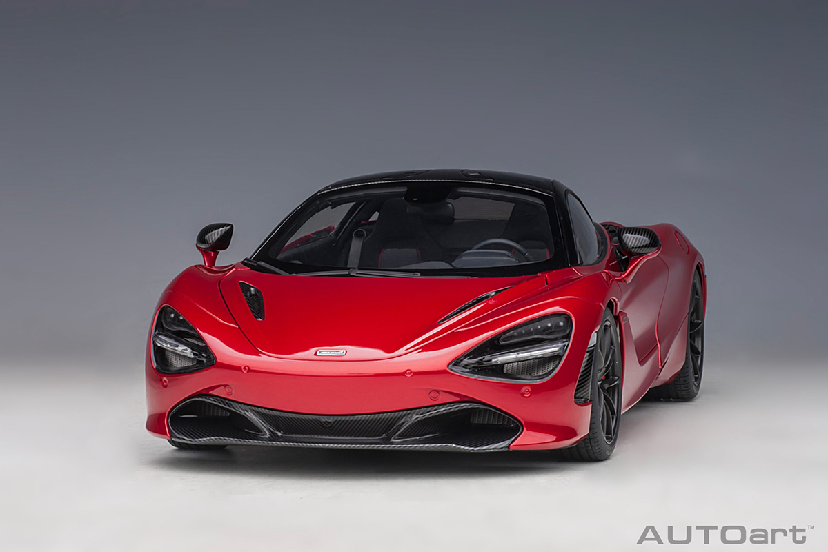 McLaren 720S 1:18 Autoart Vermelho - 20 anos! Loja on-line de
