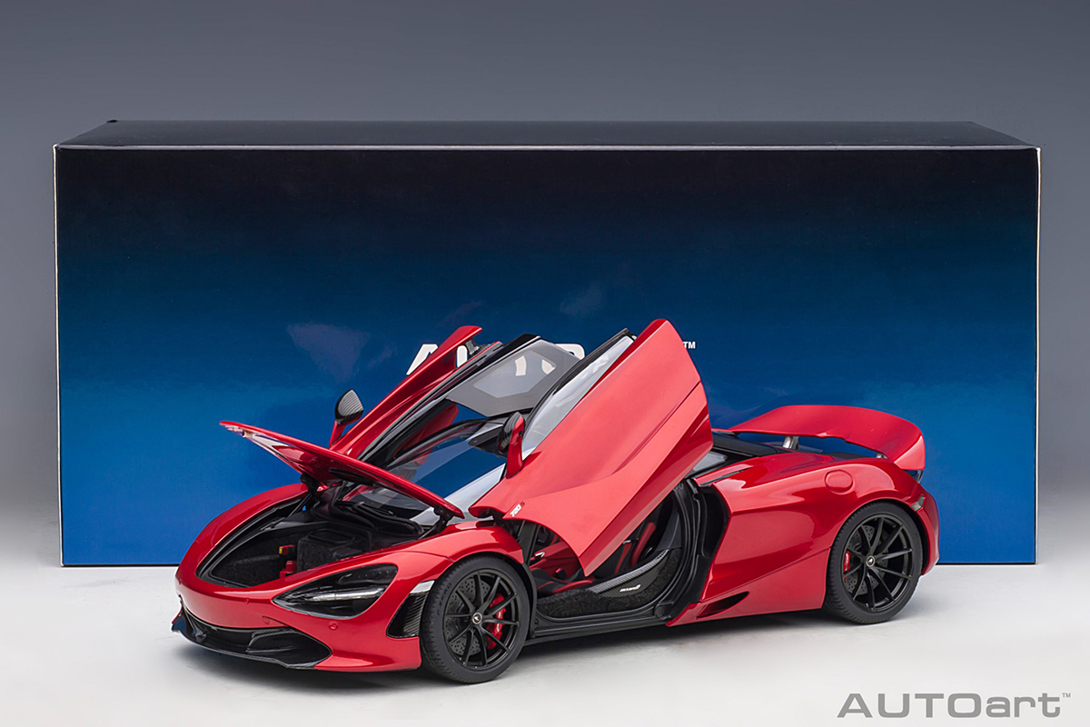 McLaren 720S 1:18 Autoart Vermelho - 20 anos! Loja on-line de