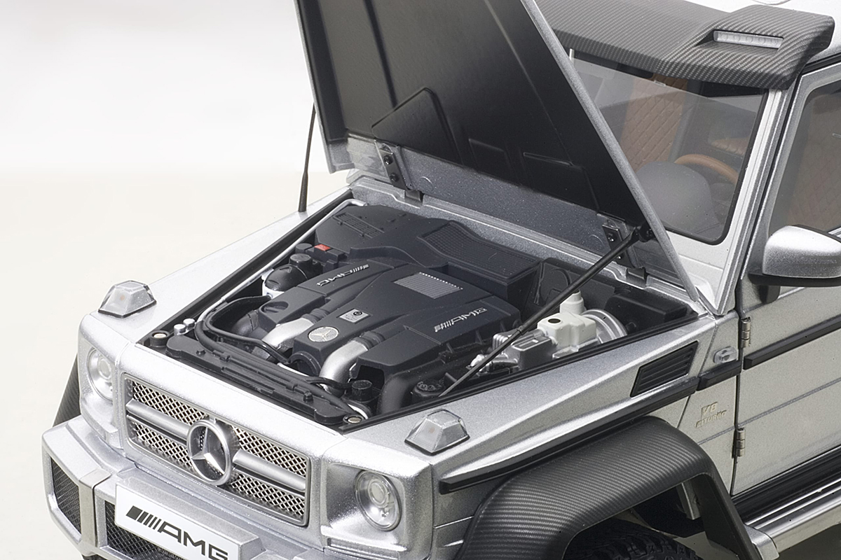Mercedes Benz G63 AMG 6x6 1:18 Autoart Prata - 20 anos! Loja on