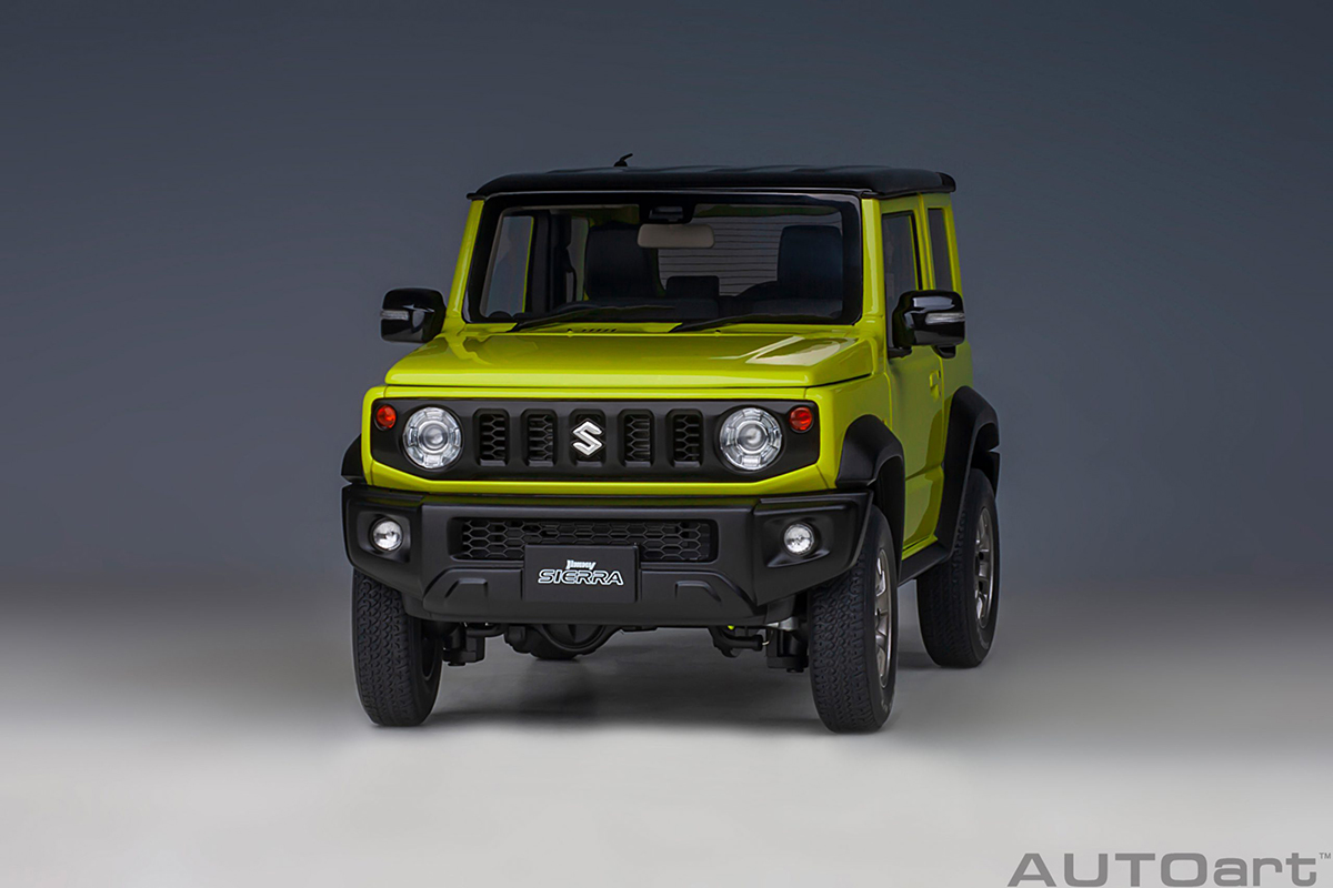 Suzuki Jimny Sierra (JB74) 1:18 Autoart Amarelo - 20 anos! Loja on