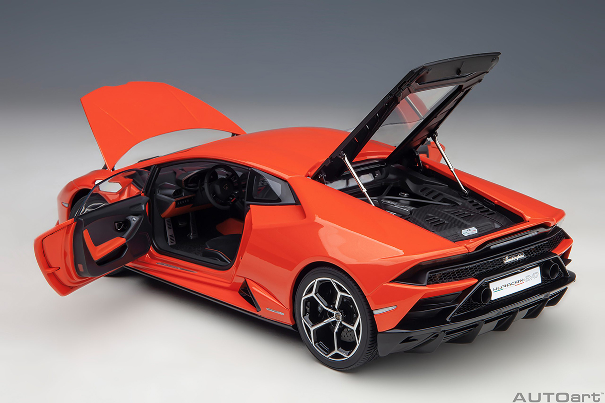Lamborghini Huracan Evo 1:18 Autoart Laranja - 19 anos! Loja on