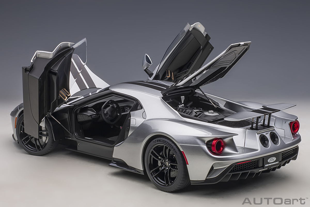 Ford GT 2017 1:12 Autoart Prata - 20 anos! Loja on-line de