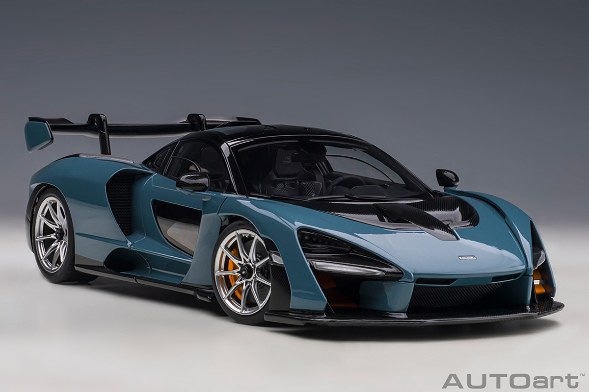 McLaren Senna 1:18 Autoart Vision Victory - 20 anos! Loja on-line