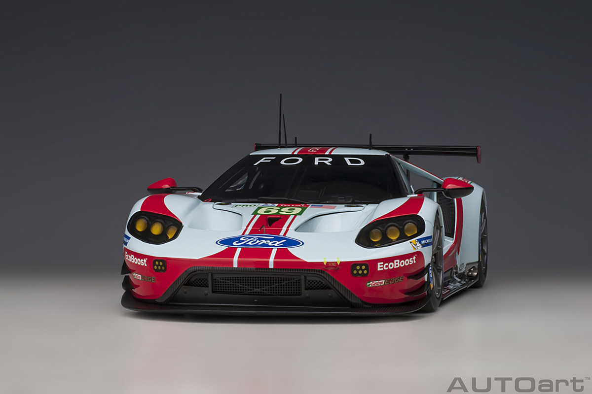Ford GT GTE Pro 24 Horas Lemans 2019 1:18 Autoart Gulf - 20 anos