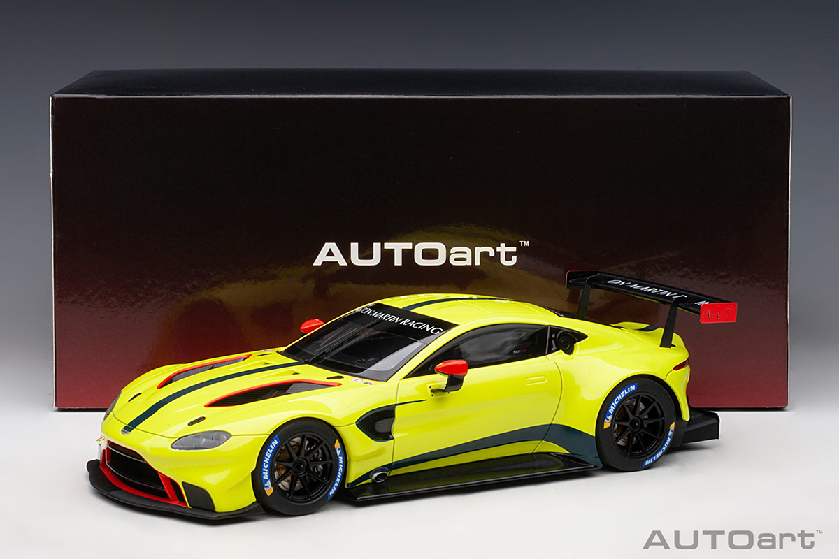 Aston Martin Vantage GTE Presentation Car 1:18 Autoart Amarelo