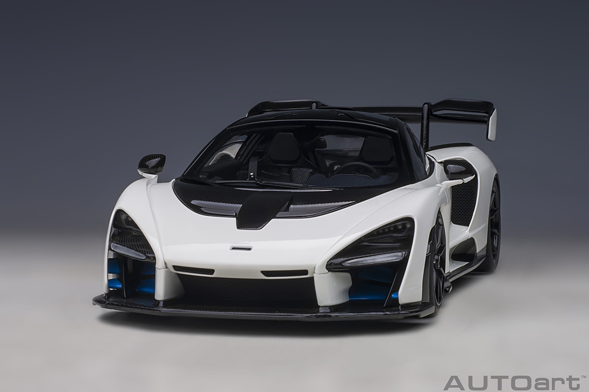 McLaren Senna 1:18 Autoart Branco - 20 anos! Loja on-line de