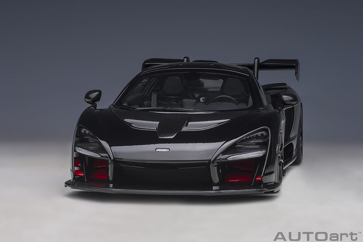 McLaren Senna 1:18 Autoart Preto - 20 anos! Loja on-line de