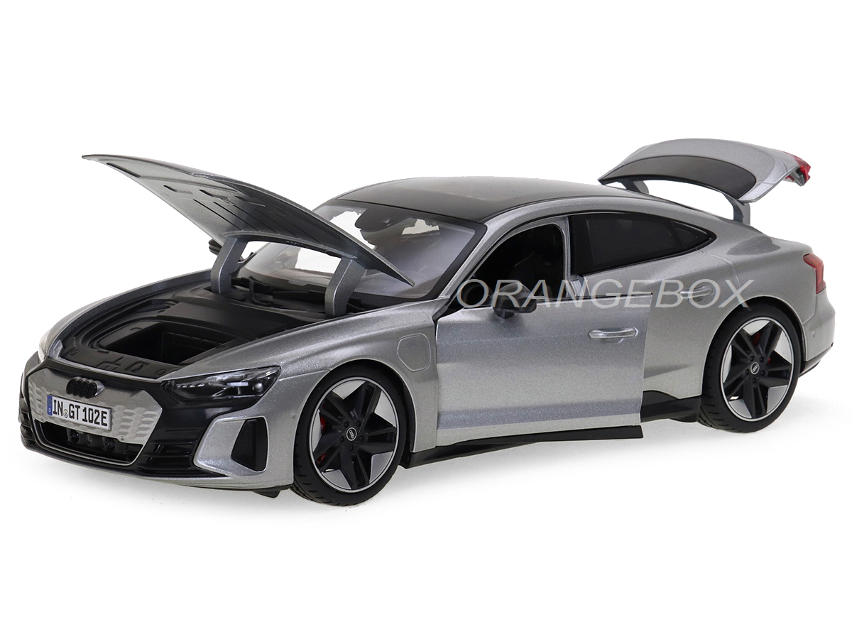 Audi RS e-tron GT 2022 1:18 Bburago Cinza - 19 anos! Loja on-line