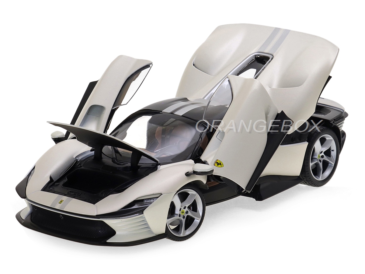 Ferrari Daytona SP3 Closed Top 2022 1:18 Bburago Signature Branco