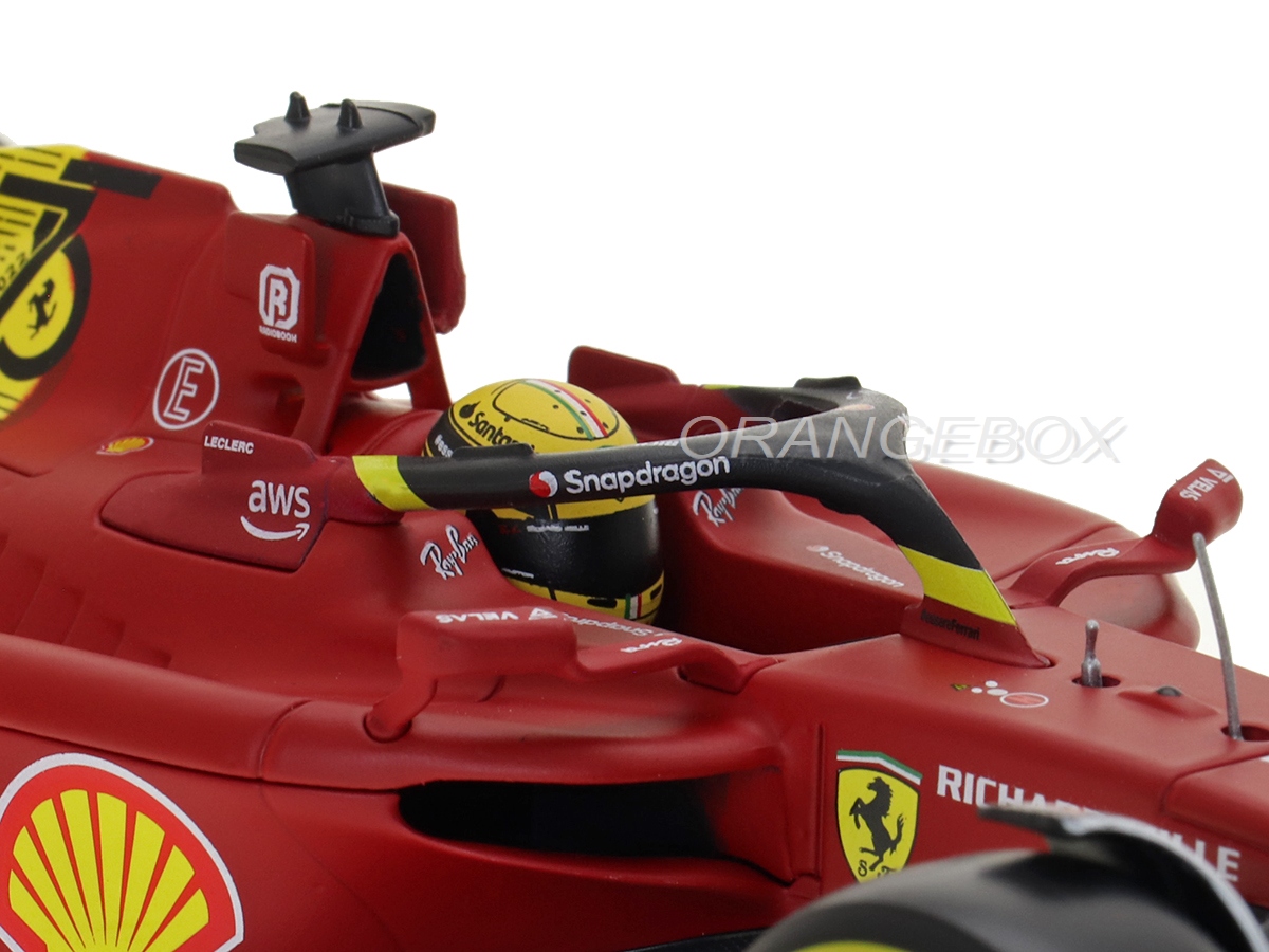 Fórmula 1 Ferrari F1-75 Charles Leclerc 2022 1:24 Bburago - 20