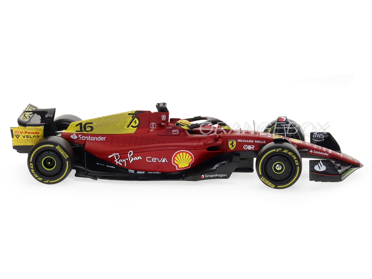 Fórmula 1 Ferrari F1-75 Charles Leclerc 2022 1:24 Bburago - 20