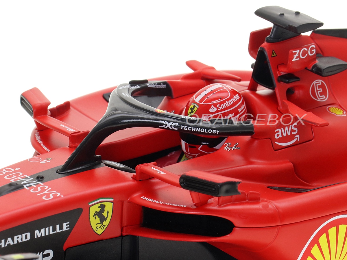 Fórmula 1 Ferrari SF23 2023 Charles Leclerc 1:18 Bburago