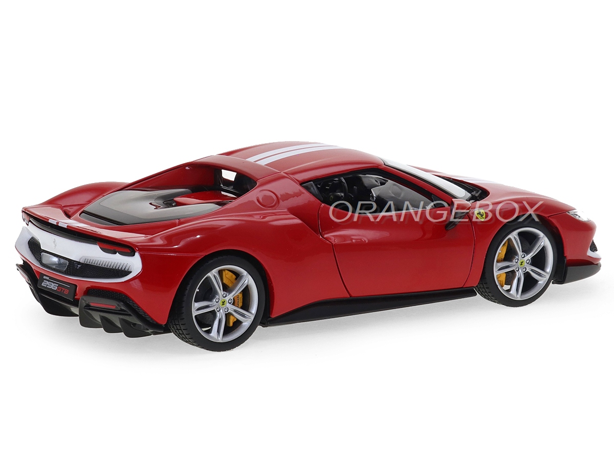 Ferrari 296 GTB Assetto Fiorano 1:18 Bburago Vermelho - 19 anos