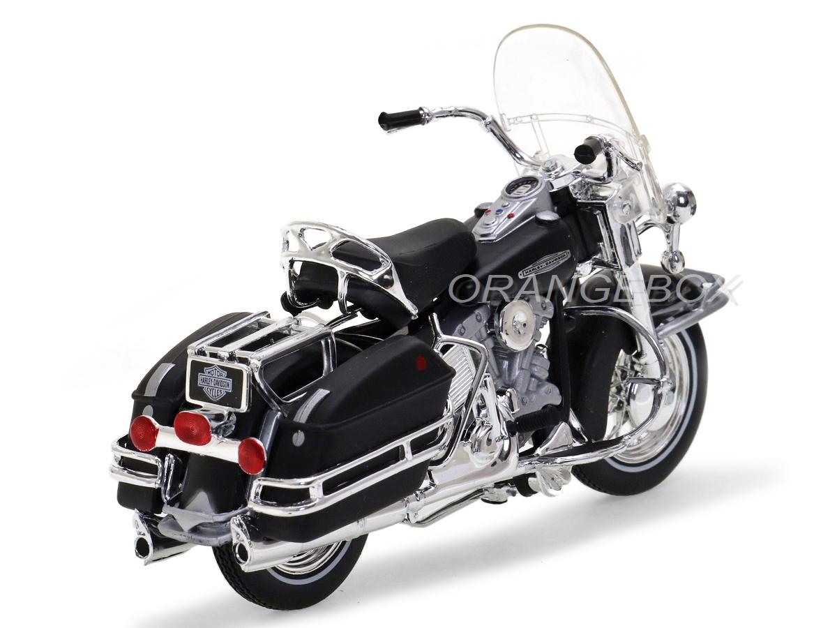 Harley Davidson FLH Electra Glide 1966 Maisto 1:18 Série 41 - 20