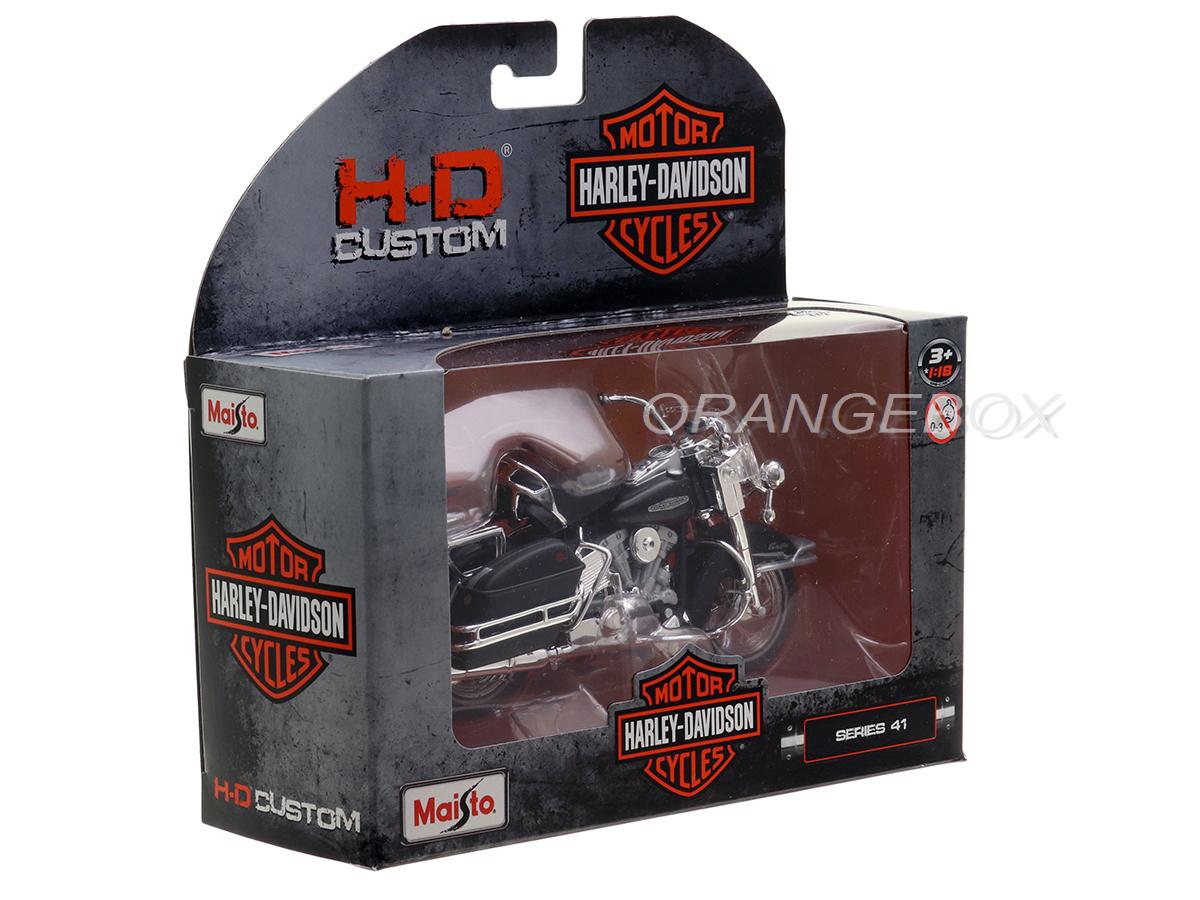 Harley Davidson FLH Electra Glide 1966 Maisto 1:18 Série 41 - 19